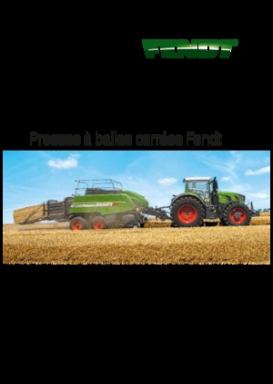 Големи квадратни преси + преси с висока плътност Fendt 990 SP
