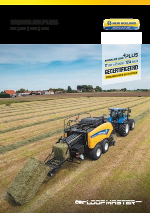 Големи квадратни преси + преси с висока плътност New Holland BB 870 Plus