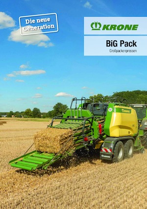 Големи квадратни преси + преси с висока плътност Krone BiG Pack 1290