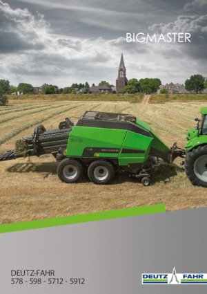 Големи квадратни преси + преси с висока плътност DEUTZ-FAHR BigMaster 5712
