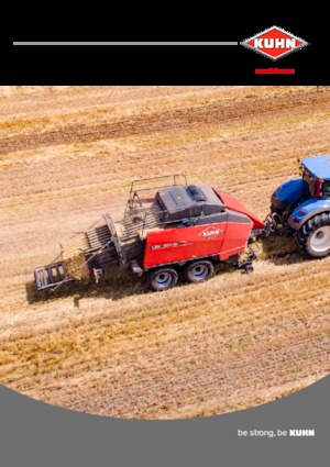 Големи квадратни преси + преси с висока плътност Kuhn LSB 1290 iD