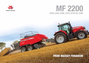 Големи квадратни преси + преси с висока плътност Massey Ferguson MF 2290TP