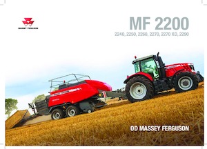 Големи квадратни преси + преси с висока плътност Massey Ferguson MF 2250SP