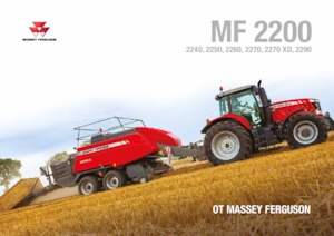 Големи квадратни преси + преси с висока плътност Massey Ferguson MF 2250SP