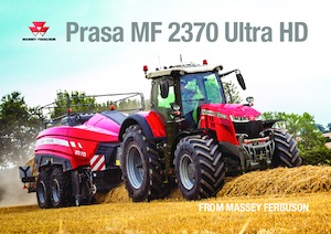 Големи квадратни преси + преси с висока плътност Massey Ferguson MF 2370UHDTC