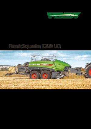 Големи квадратни преси + преси с висока плътност Fendt Squadra 1290 DU
