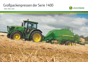 Големи квадратни преси + преси с висока плътност John Deere 1434 C