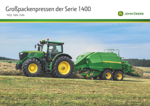 Големи квадратни преси + преси с висока плътност John Deere 1424 C
