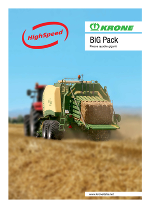 Големи квадратни преси + преси с висока плътност Krone Big Pack 1290 HDP II