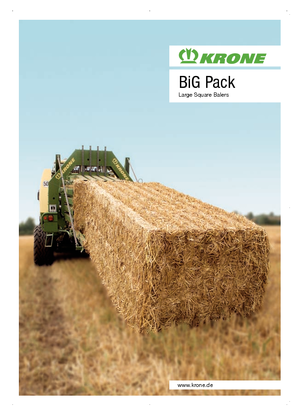 Големи квадратни преси + преси с висока плътност Krone Big Pack 1270 XC