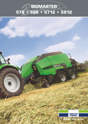 Големи квадратни преси + преси с висока плътност DEUTZ-FAHR BigMaster 5912
