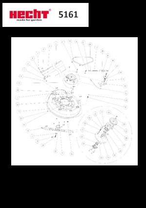 Косачки за трева и градински трактори Hecht 5161