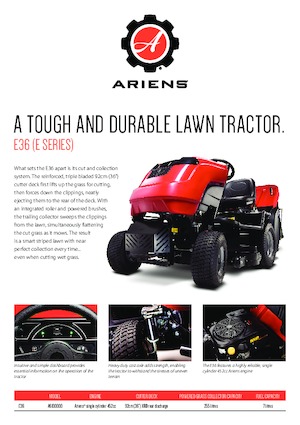 Косачки за трева и градински трактори Ariens E36