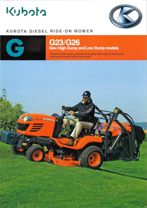 Косачки за трева и градински трактори Kubota G23 HD 