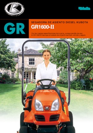 Косачки за трева и градински трактори Kubota GR1600-II 