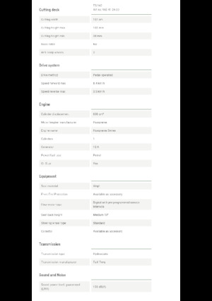 Косачки за трева и градински трактори Husqvarna TS 142