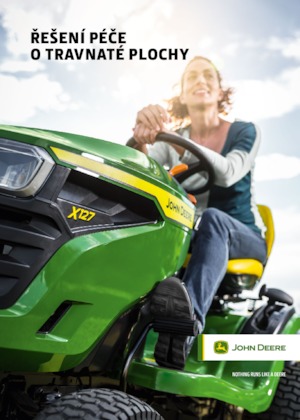 Косачки за трева и градински трактори John Deere X350R