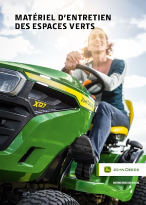 Косачки за трева и градински трактори John Deere X350R