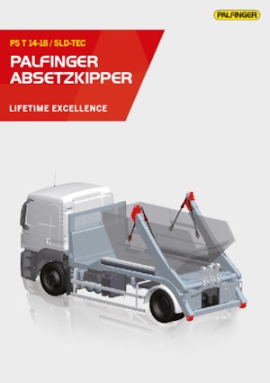 Самосвали - изпразване чрез повдигане Palfinger PST 18 TEC