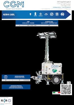Светлинни кули CGM ADB4-160L