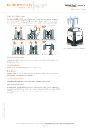 Светлинни кули Generac Mobile Cube Hyper Y2