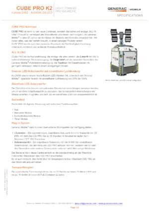 Светлинни кули Generac Mobile Cube Pro