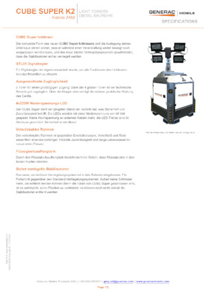 Светлинни кули Generac Mobile Cube Super K2