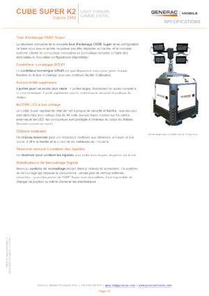 Светлинни кули Generac Mobile Cube Super K2