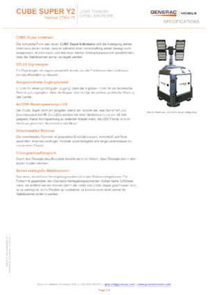 Светлинни кули Generac Mobile Cube Super Y2