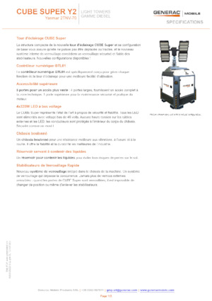 Светлинни кули Generac Mobile Cube Super Y2