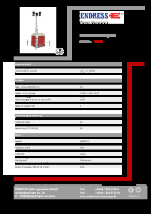Светлинни кули Endress EFA 840 S4 150 Hybrid 