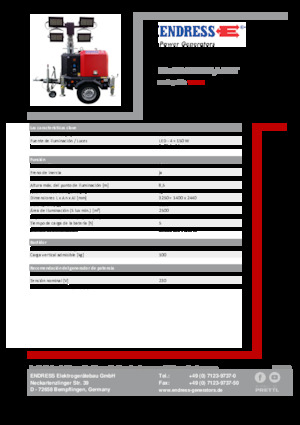 Светлинни кули Endress EFA 850 S4 150 Hybrid ST 