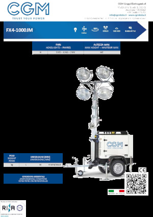 Светлинни кули CGM FX4-1000JM