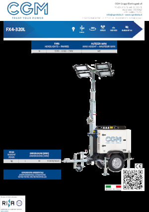 Светлинни кули CGM FX4-320L