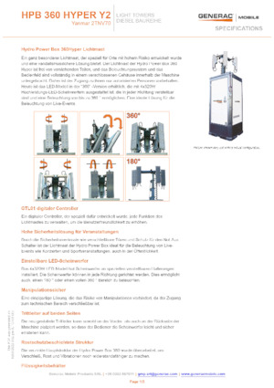 Светлинни кули Generac Mobile HPB 360 Hyper Y2