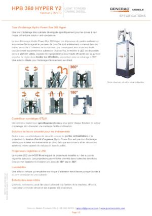 Светлинни кули Generac Mobile HPB 360 Hyper Y2