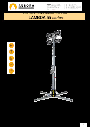 Светлинни кули Aurora Lambda 55 4x75W