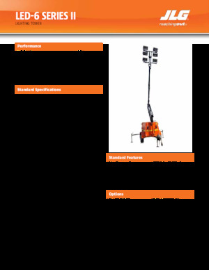 Светлинни кули JLG LED-6 Series II