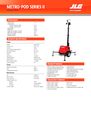 Светлинни кули JLG Metro-POD