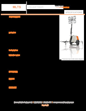 Светлинни кули Generac Mobile MLTS