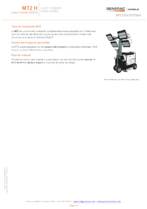 Светлинни кули Generac Mobile MT 2 Y