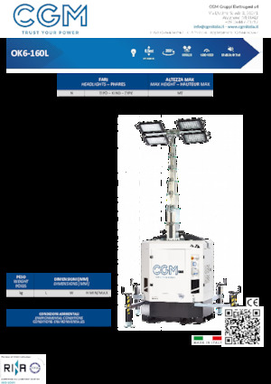 Светлинни кули CGM OK6-160L