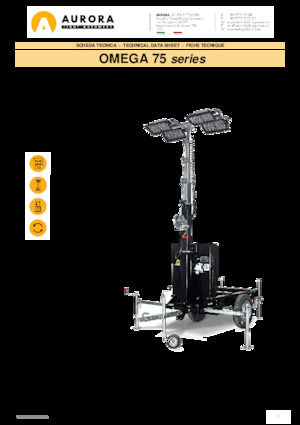 Светлинни кули Aurora Omega 75 4x320W