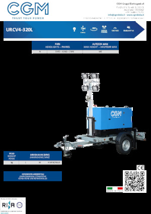 Светлинни кули CGM UR4-320L
