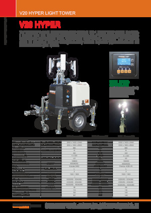 Светлинни кули Generac Mobile V 20 Hyper K2