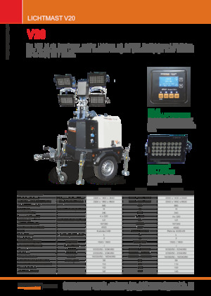 Светлинни кули Generac Mobile V 20 Y2