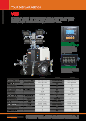 Светлинни кули Generac Mobile V 20 Y2