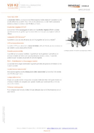 Светлинни кули Generac Mobile V 20 Y2