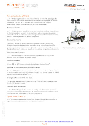 Светлинни кули Generac Mobile VT-Hybrid