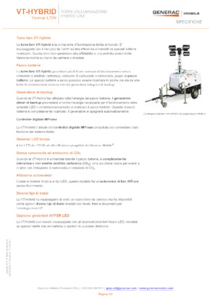 Светлинни кули Generac Mobile VT-Hybrid